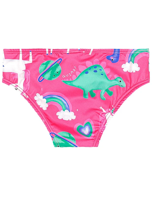 Quimby - Biquíni Infantil em Malha Uv Dry Rosa 6