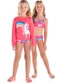 Quimby - Biquíni Infantil em Malha Uv Dry Rosa - variação: Rosa