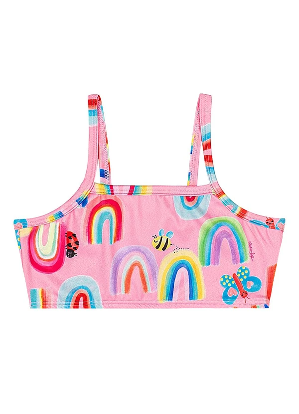 Quimby - Biquíni Infantil em Malha Uv Dry Rosa 2