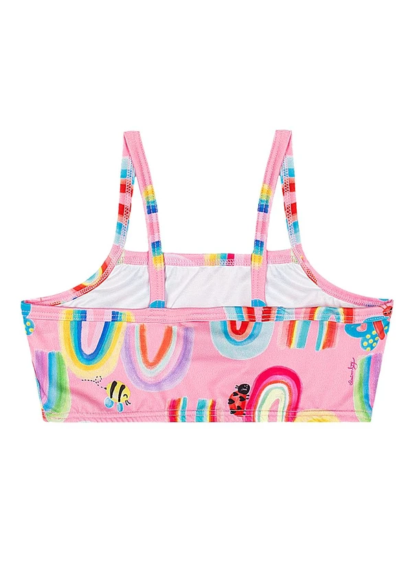 Quimby - Biquíni Infantil em Malha Uv Dry Rosa 3