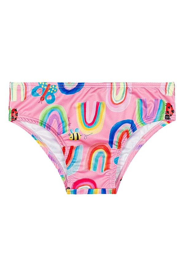 Quimby - Biquíni Infantil em Malha Uv Dry Rosa 4