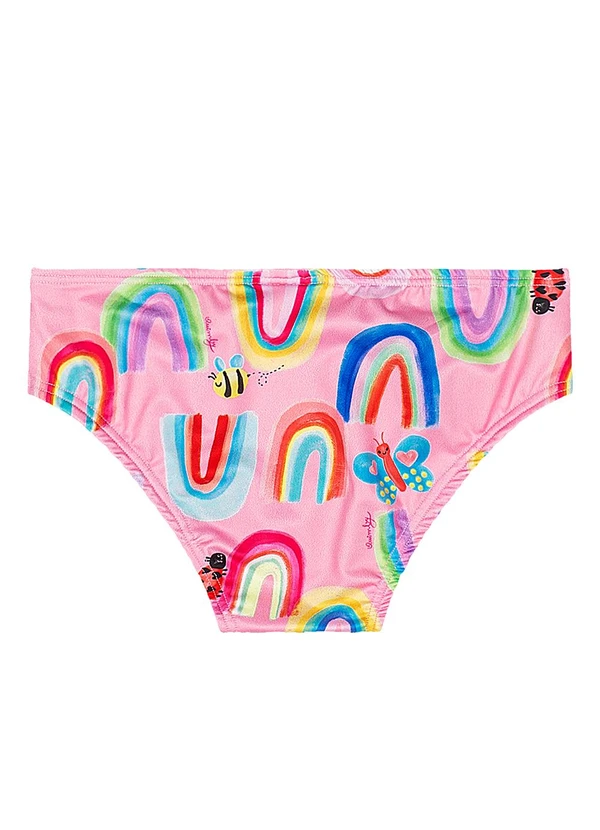 Quimby - Biquíni Infantil em Malha Uv Dry Rosa 5