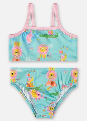 Up Baby - Biquíni Infantil Fps+50 com Forro Azul - UP BABY