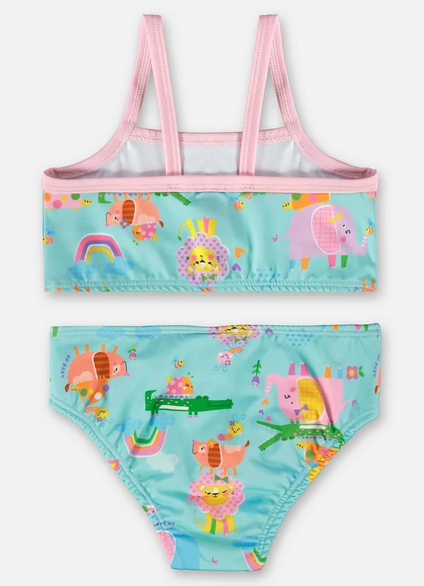 Up Baby - Biquíni Infantil Fps+50 com Forro Azul 2
