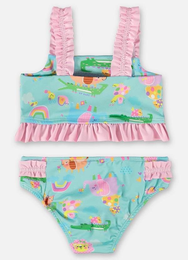 Up Baby - Biquíni Infantil Fps+50 com Forro Azul 2