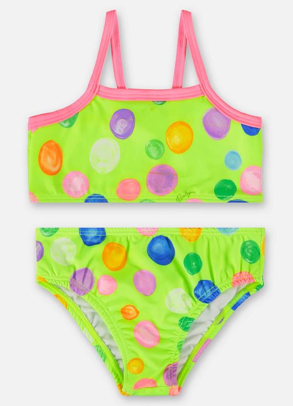Up Baby - Biquíni Infantil Fps+50 com Forro Verde