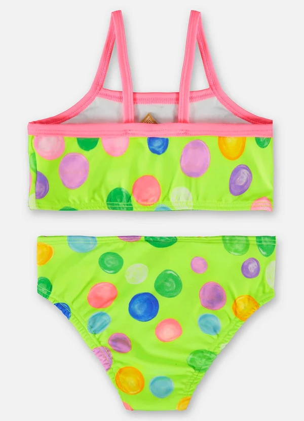 Up Baby - Biquíni Infantil Fps+50 com Forro Verde 2