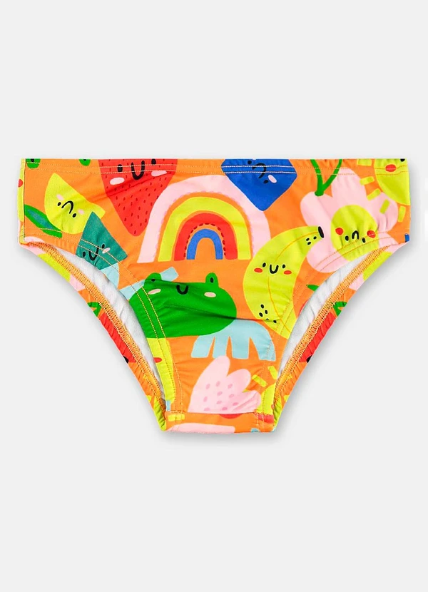 Up Baby - Biquíni Infantil Fps+50 Forrados Up Baby Laranja 4