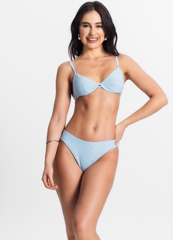 Rovitex - Biquíni Lezie com Alça de Regulagem Azul