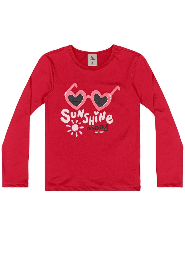 Quimby - Biquíni Luz do Sol Infantil Vermelho 2