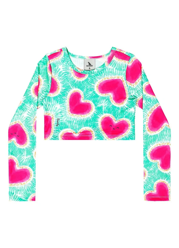 Quimby - Biquíni Manga Longa com Fps +50 Azul 4