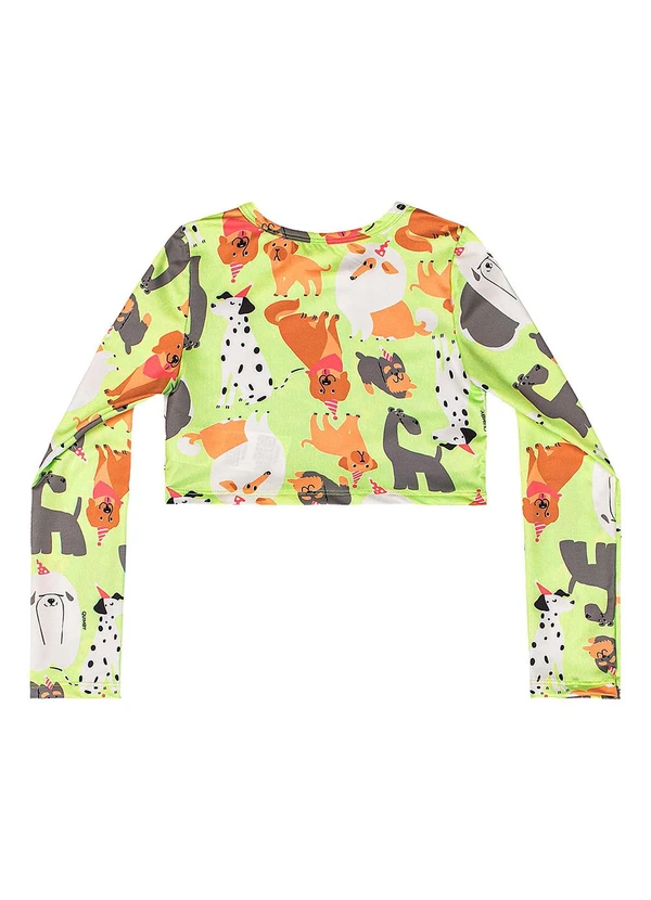 Quimby - Biquíni Manga Longa com Fps +50 Verde 2