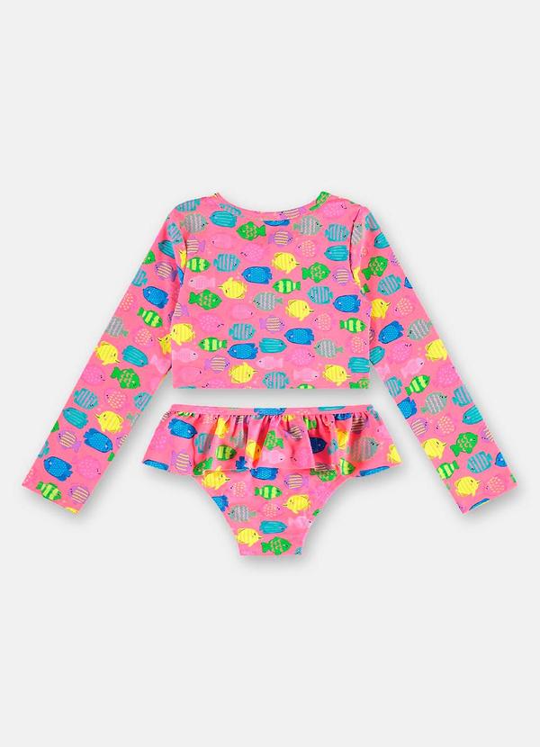 Up Baby - Biquíni Manga Longa Fps+50 Forro Rosa 3