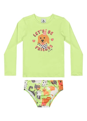 Quimby - Biquíni Manga Longa Fps +50 Verde - QUIMBY