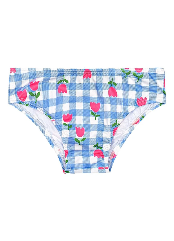 Quimby - Biquíni Manga Longa Infantil Uv Dry Azul 3