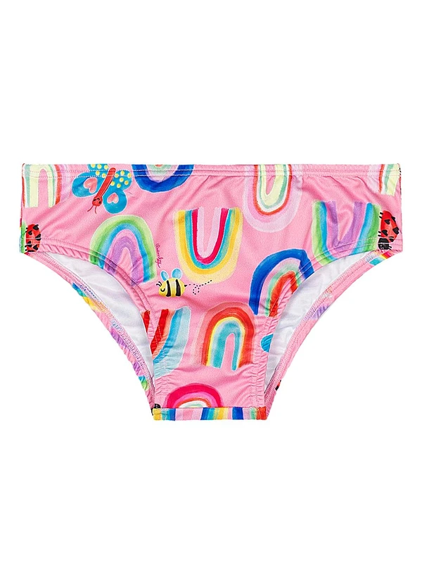 Quimby - Biquíni Manga Longa Infantil Uv Dry Rosa 2