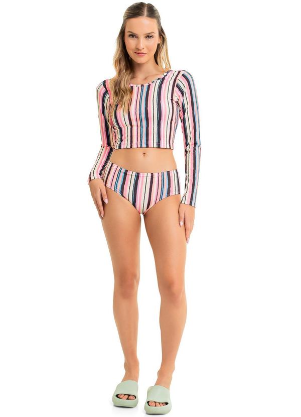 Gloss - Biquíni Manga Longa Juvenil com Fps+50 Bege 3