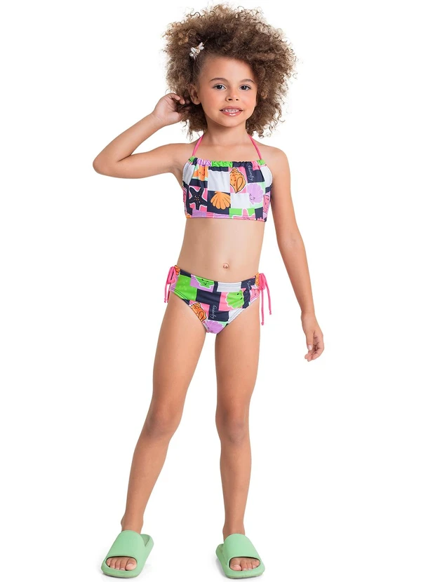 Quimby - Biquíni para Menina com Fps +50 Azul