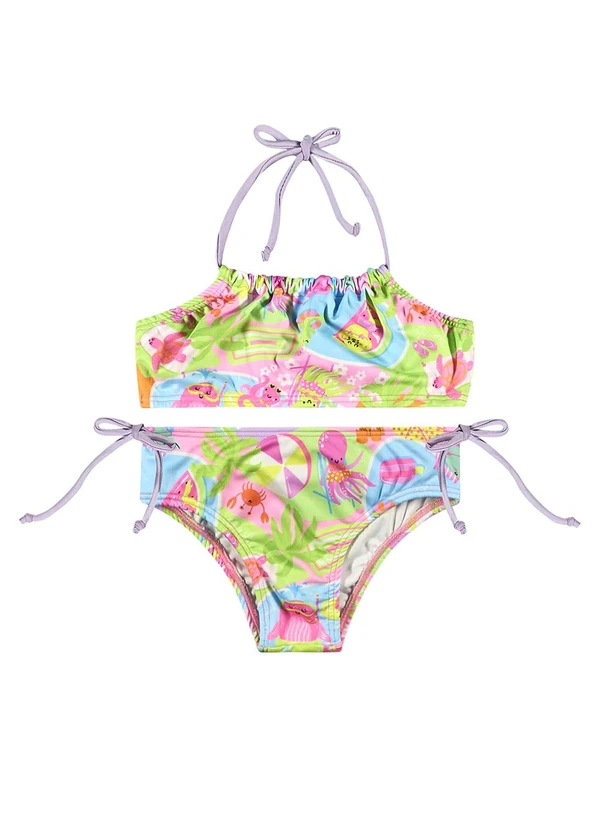 Quimby - Biquíni para Menina com Fps +50 Roxo