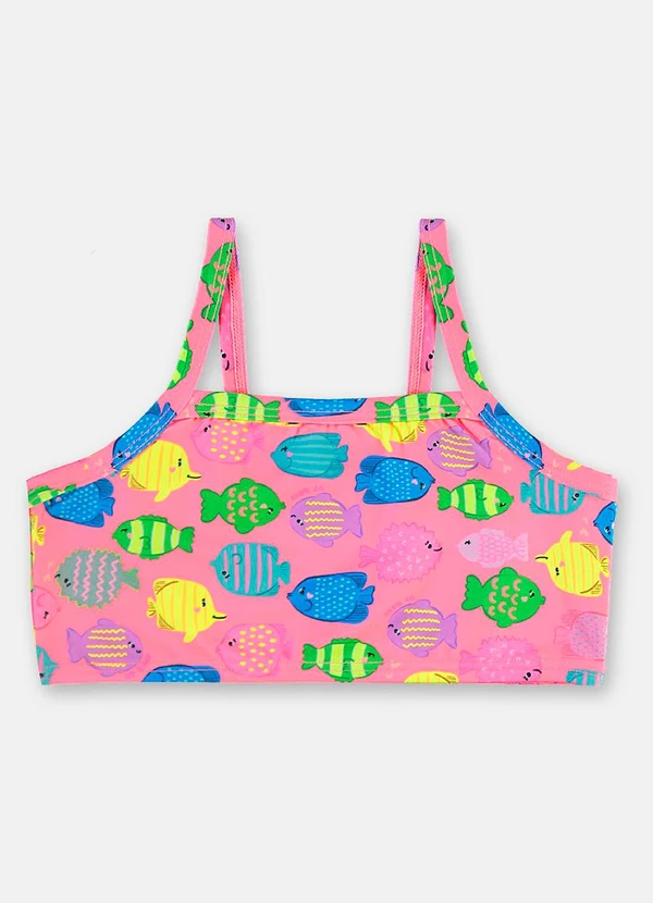 Up Baby - Biquíni Top Calcinha Fps+50 Forrados Up Baby Rosa 3