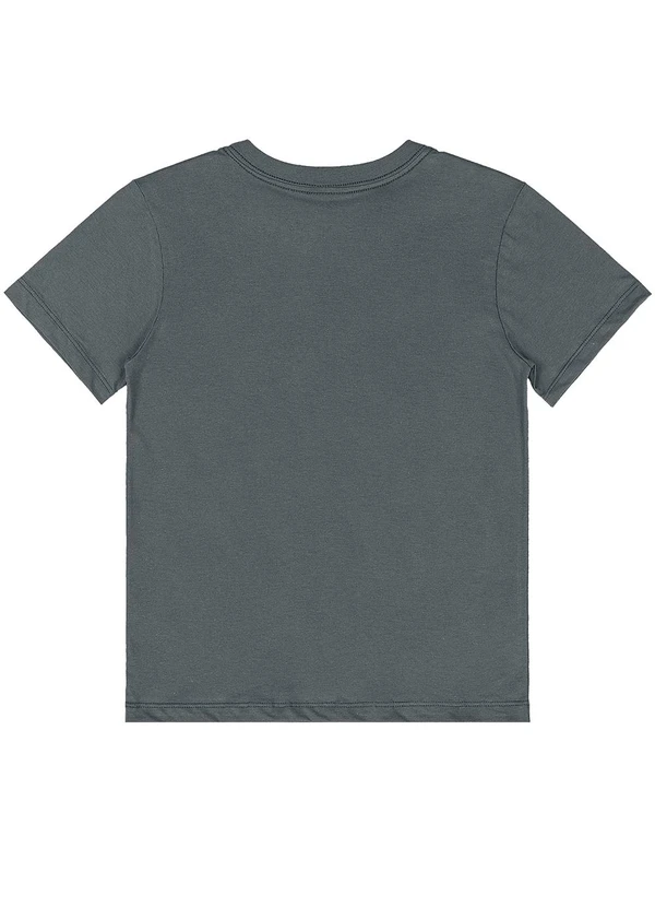 Quimby - Conjunto Camiseta Bermuda Tropical Quimby Cinza 5