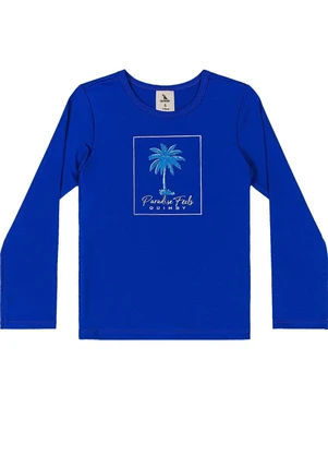 Quimby - Conjunto Camiseta Uv e Sunga Boxer Azul - QUIMBY