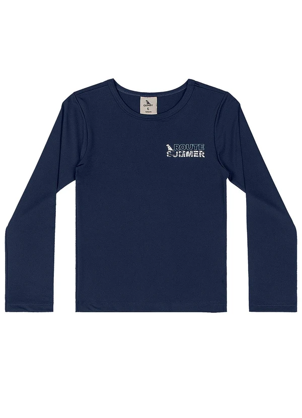 Quimby - Conjunto Camiseta Uv e Sunga Boxer Quimby Azul 3