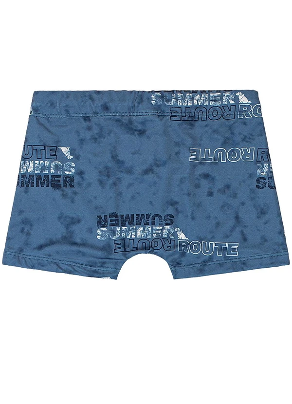 Quimby - Conjunto Camiseta Uv e Sunga Boxer Quimby Azul 6