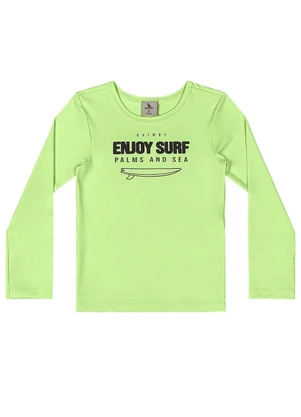 Quimby - Conjunto Camiseta Uv e Sunga Boxer Verde - QUIMBY