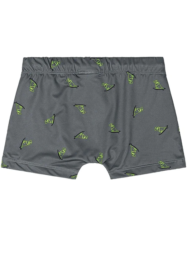 Quimby - Conjunto Camiseta Uv e Sunga Boxer Verde 5