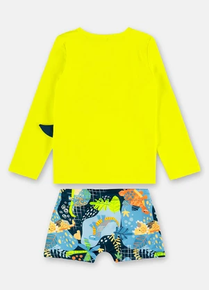 Up Baby - Conjunto de Praia Infantil Menino Amarelo - UP BABY