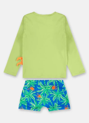 Up Baby - Conjunto de Praia Infantil Menino Verde - UP BABY