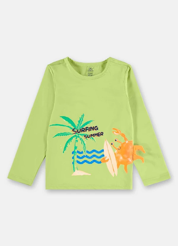Up Baby - Conjunto de Praia Infantil Menino Verde 3