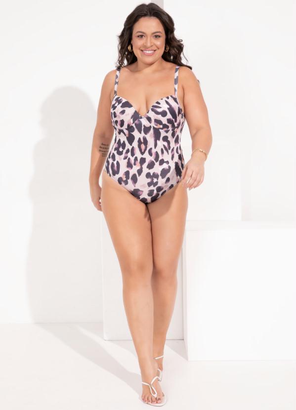Outlet - Maiô Animal Print Renovado com Bojo 8