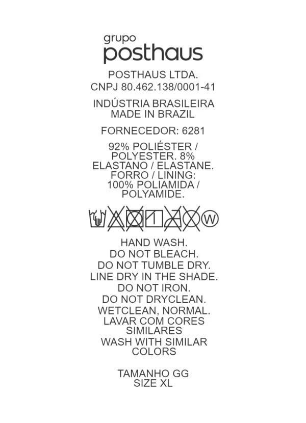 Marguerite - Maiô Azul Marinho com Recortes Contrastantes 6