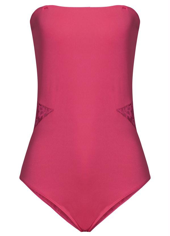 Outlet - Maiô com Recorte Vazado Pink 4