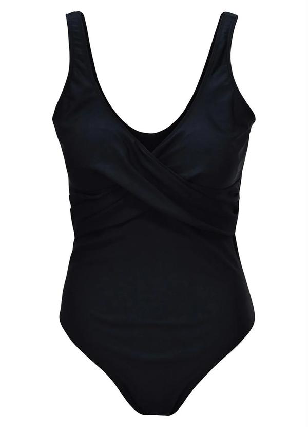 bonprix - Maiô com Transpasse Preto 6