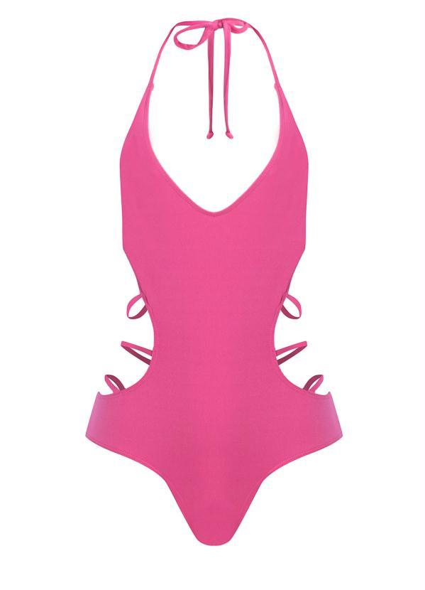 Outlet - Maiô com Vazados Pink 5