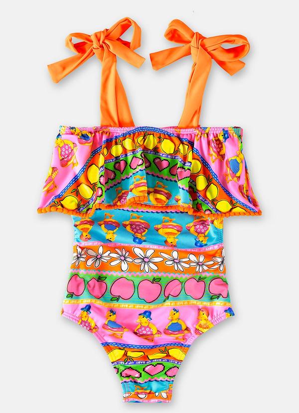 Maiô Duckling Orchard Infantil Rosa - Up Baby