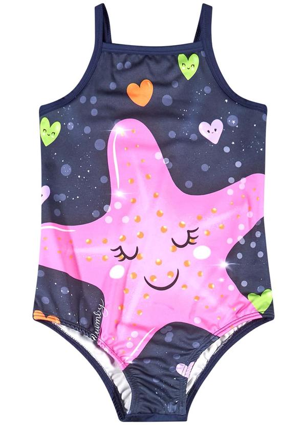 Quimby - Maiô Infantil em Malha Fps +50 Azul