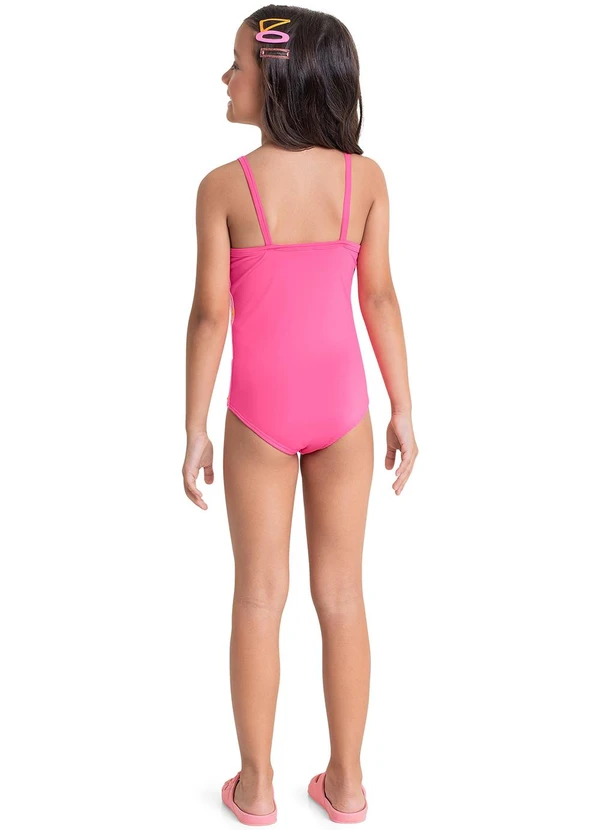 Quimby - Maiô Infantil em Malha Fps +50 Rosa 2