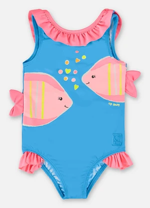 Up Baby - Maiô Infantil Fps+50 com Forro Azul - UP BABY