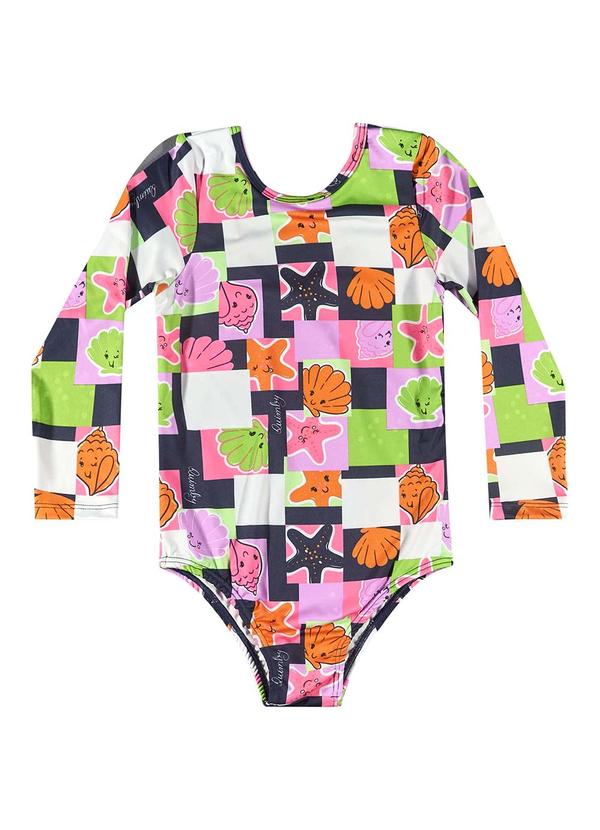 Quimby - Maiô Manga Longa com Fps +50 Azul