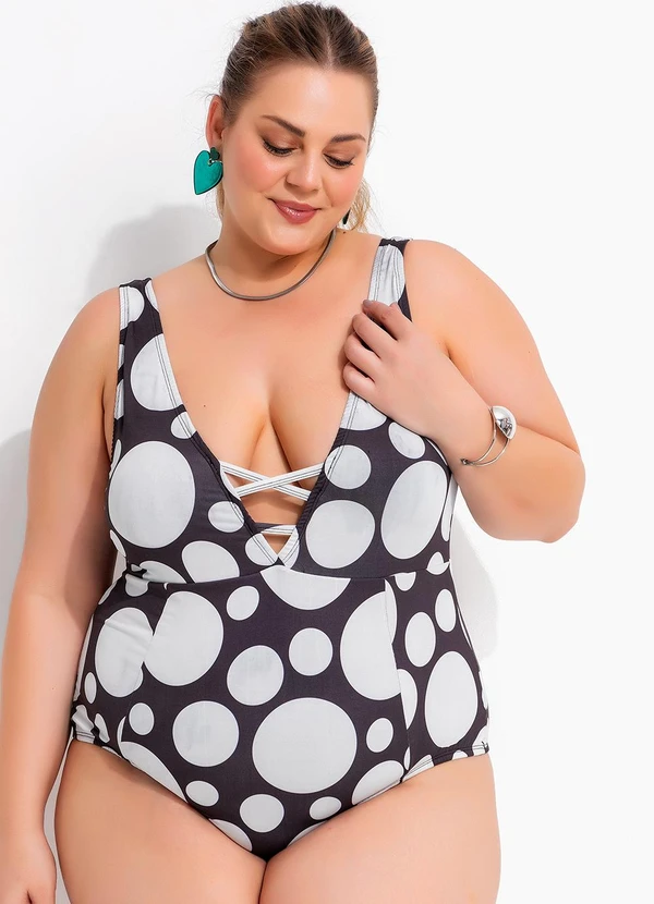 Marguerite - Maiô Poá Preto em Poliflex 3