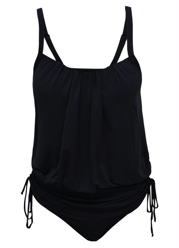 bonprix - Maiô Preto com Drapeado 3