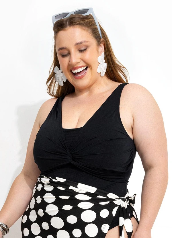 Marguerite - Maiô Preto em Poliflex 10