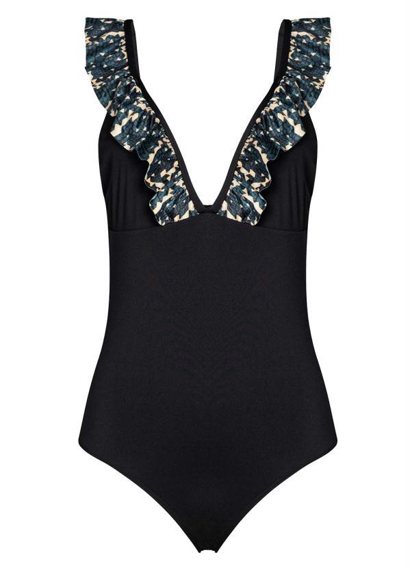 Outlet - Maiô Respingos com Babado 6