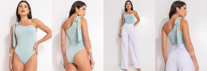 Mai Verde Claro em Malha com Elastano