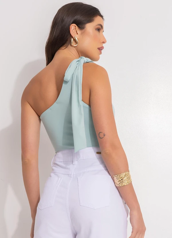 Quintess - Maiô Verde Claro em Malha com Elastano 4