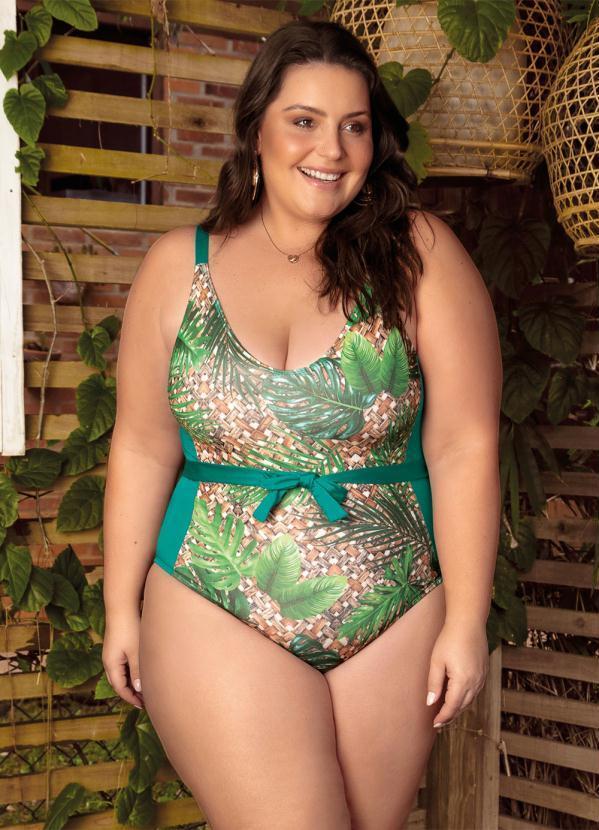 Bimini - Maiô Verde com Faixa para Amarrar na Cintura 6